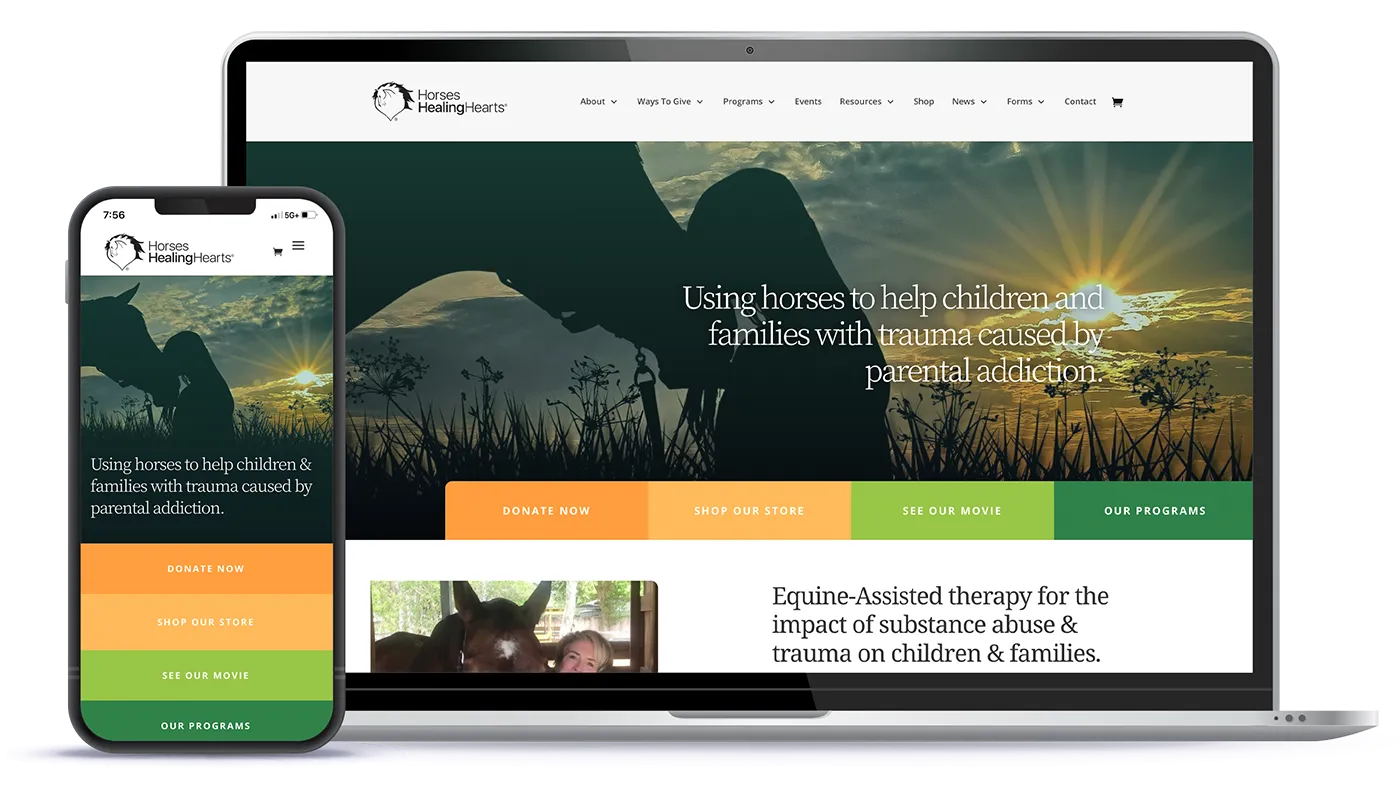 Horses-Healing-Hearts_Website-Mockup_2_SOuth Florida Equine Assisted Therapies